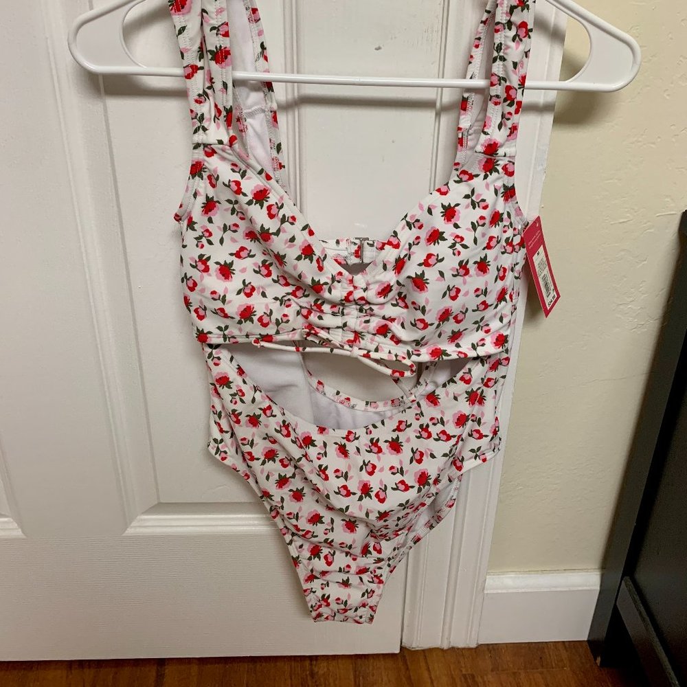 NWT Xhilaration One-Piece Floral Swimsuit